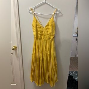 Romwe Yellow Sun Dress